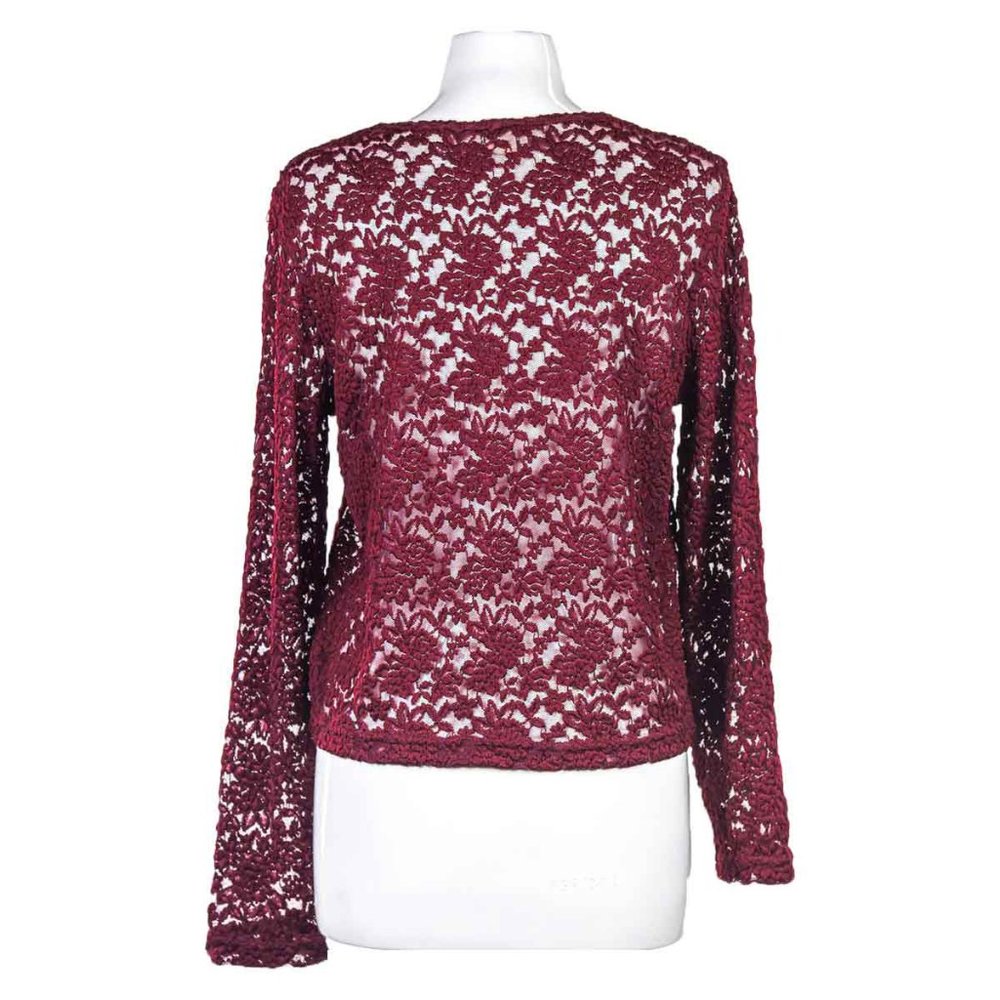 Western Connection Button Down Shirts 4 Burgundy - image 2